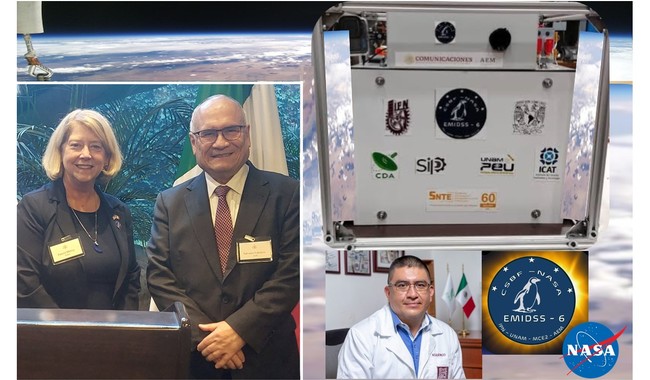Módulo espacial mexicano EMIDSS-6, a prueba en misión de NASA este diciembre