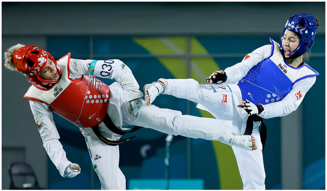 Taekwondoínes aztecas inician competencias en Abierto de Bélgica