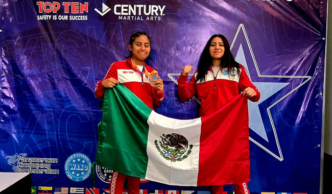 Con 15 medallas, México domina tercera jornada del Campeonato Panamericano de Kickboxing