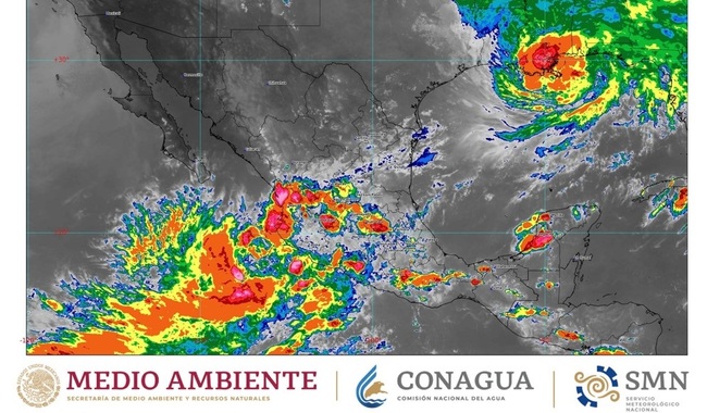 Se esperan lluvias intensas en Colima, Guerrero, Jalisco, Michoacán y Nayarit