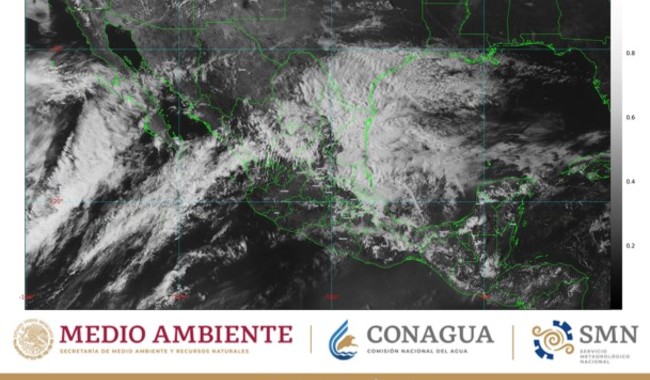 Para próximas horas habrá lluvias muy fuertes en Chiapas, Oaxaca y Veracruz