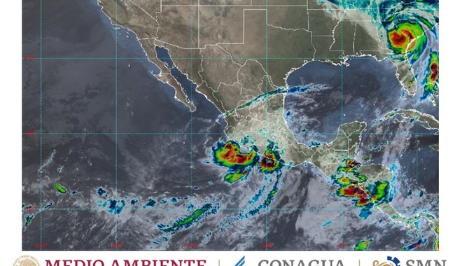 Tormenta tropical John se desplaza lentamente a costas de Michoacán