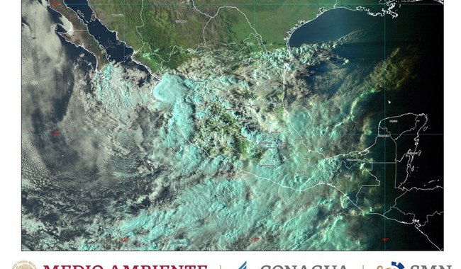 Habrá lluvias intensas en Puebla, Guerrero, Tabasco y Veracruz