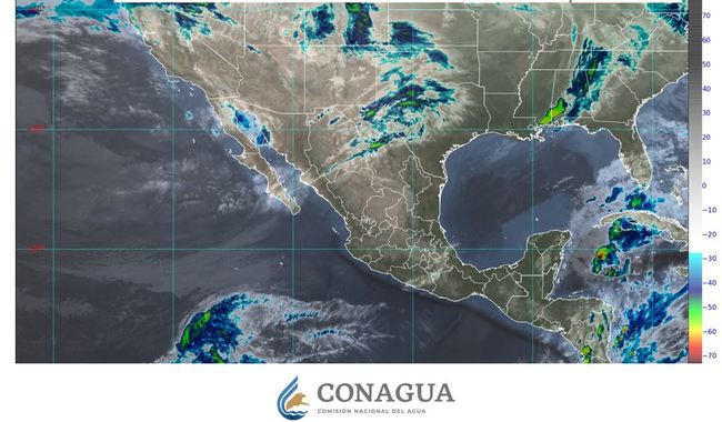 Se pronostican lluvias fuertes para regiones de Quintana Roo y Yucatán