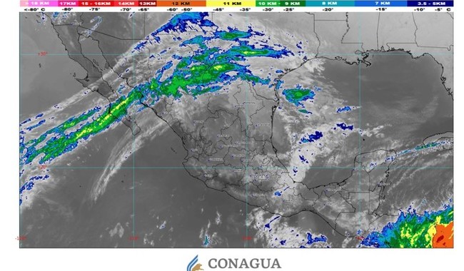 Se prevén lluvias muy fuertes en Tamaulipas y Veracruz