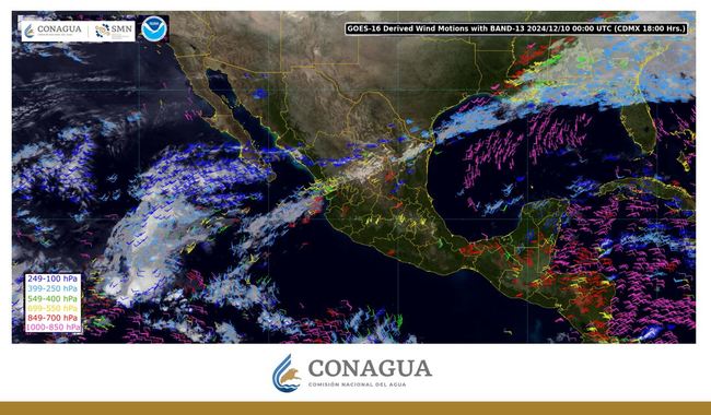 Habrá fuertes rachas de viento en el noroeste, norte y noreste de México