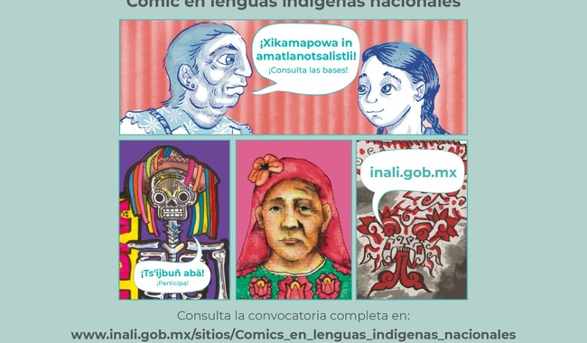 Publican Convocatoria 2024 Cómic en Lenguas Indígenas Nacionales