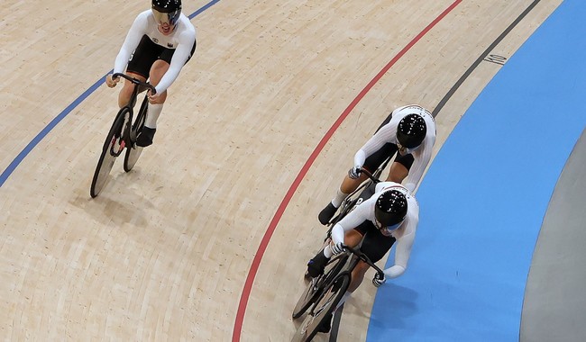 Velocistas mexicanas cierran en quinto lugar del ciclismo de pista en París 2024