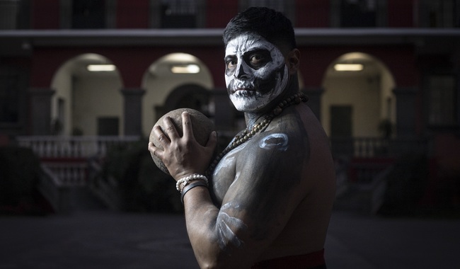 Invitan a aprender el juego de pelota en Palacio de Cultura de Tlaxcala