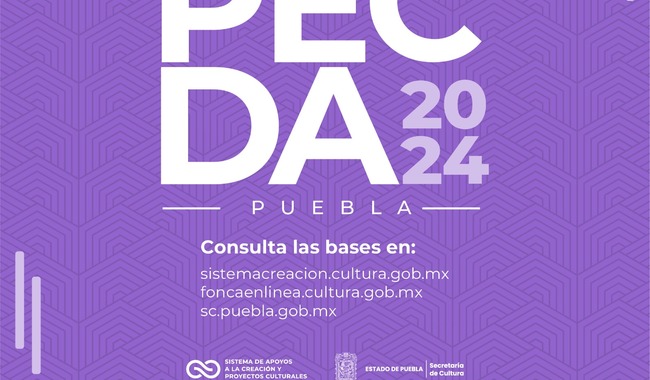 Gobierno de Puebla publican la convocatoria Pecda 2024
