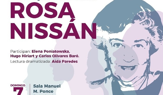Rosa Nissán recibirá reconocimiento como Protagonista de la Literatura Mexicana