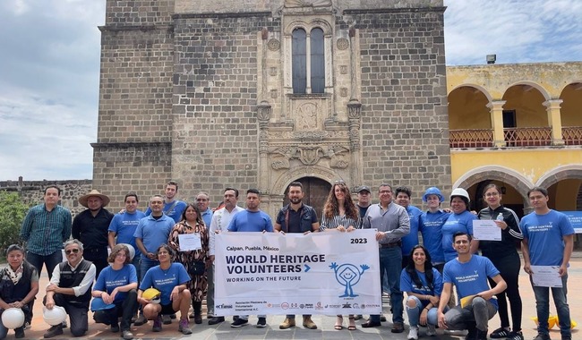 Campaña Voluntarios del Patrimonio Mundial de la Unesco regresa a Puebla