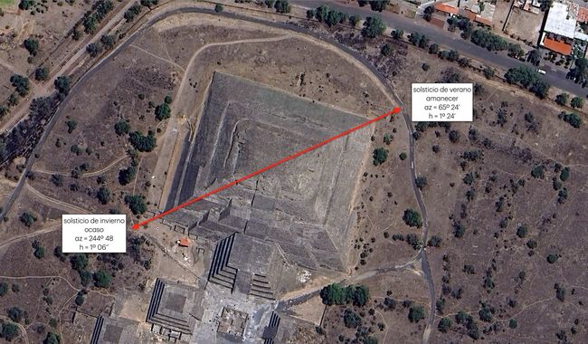 Pirámide de la Luna debió marcar el eje de orientación astronómica de Teotihuacan
