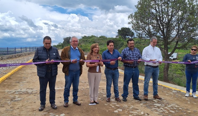 Inauguran ampliación de obra en acceso a zona arqueológica de Tepeticpac, Tlaxcala