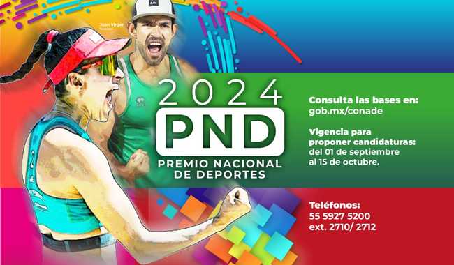 Entra a su etapa final la convocatoria del Premio Nacional de Deportes 2024