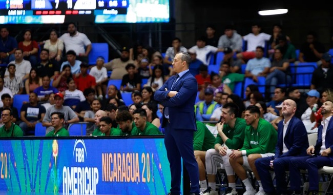 Omar Quintero exalta cambio generacional en selección nacional de basquetbol varonil