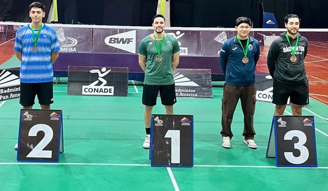 Job Castillo y Vanesa García se coronan en el Campeonato Nacional de Bádminton