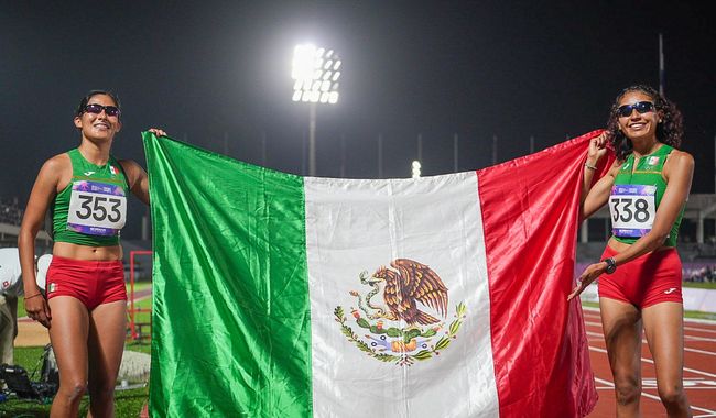 Oro y plata para México en el atletismo de Asunción 2025