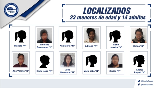 Encuentra FGE a 37 personas reportadas como desaparecidas