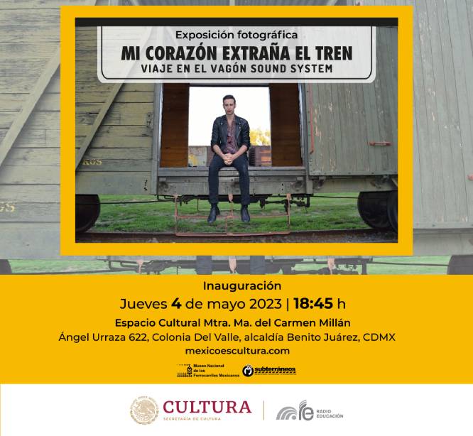 Museo de los Ferrocarriles presentan la exposición Mi corazón extraña el tren
