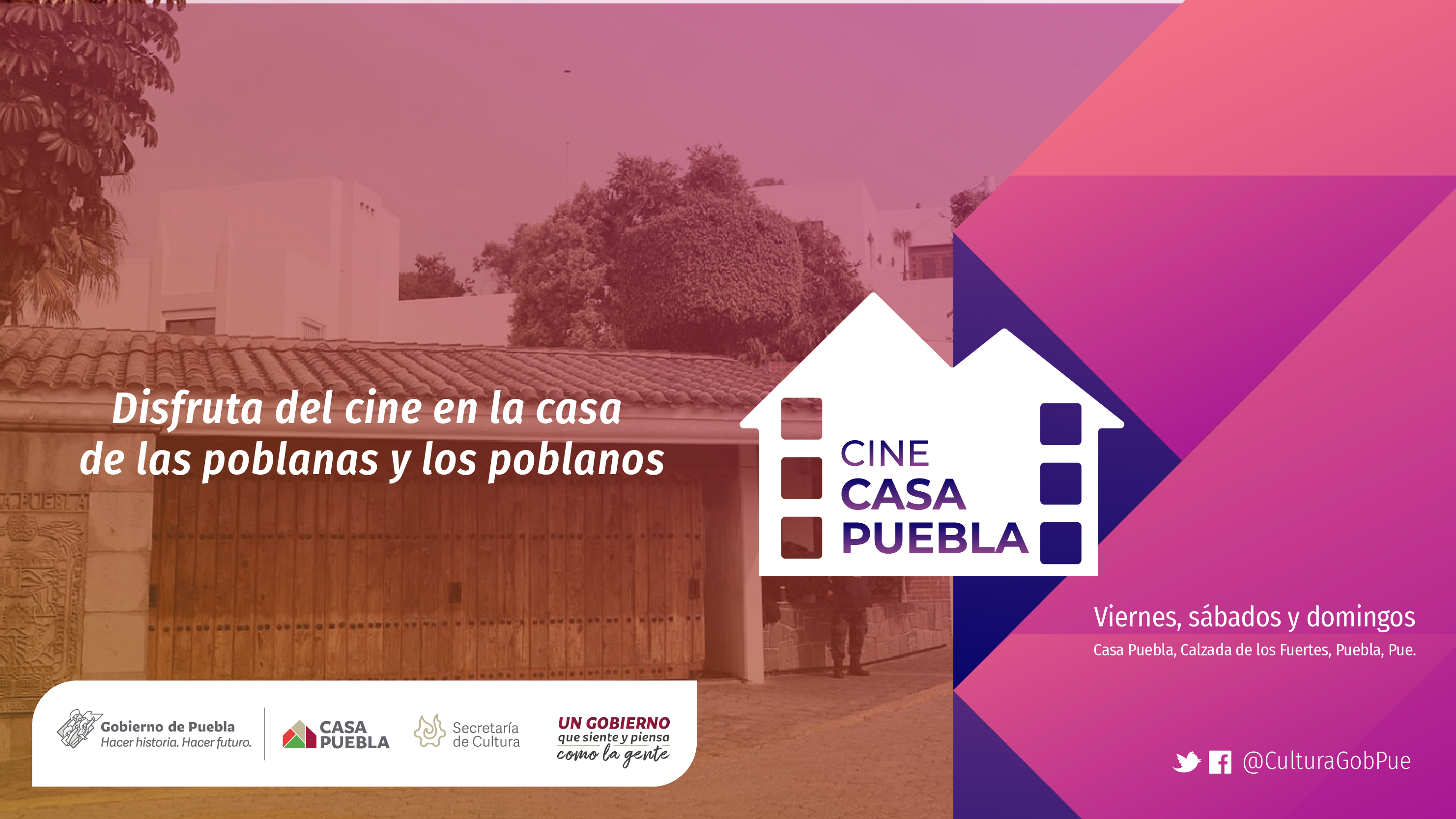Secretaría de Cultura lleva el cine  de Steven Spielberg a Casa Puebla