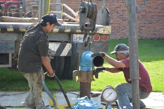 Emprenden Sosapach mantenimiento de pozos de agua