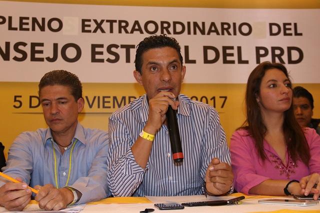 Elección de candidatos del PRD será por encuesta: Martínez Amador