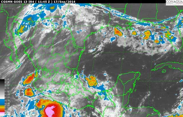 Alertan autoridades por intensas lluvias en el interior del estado