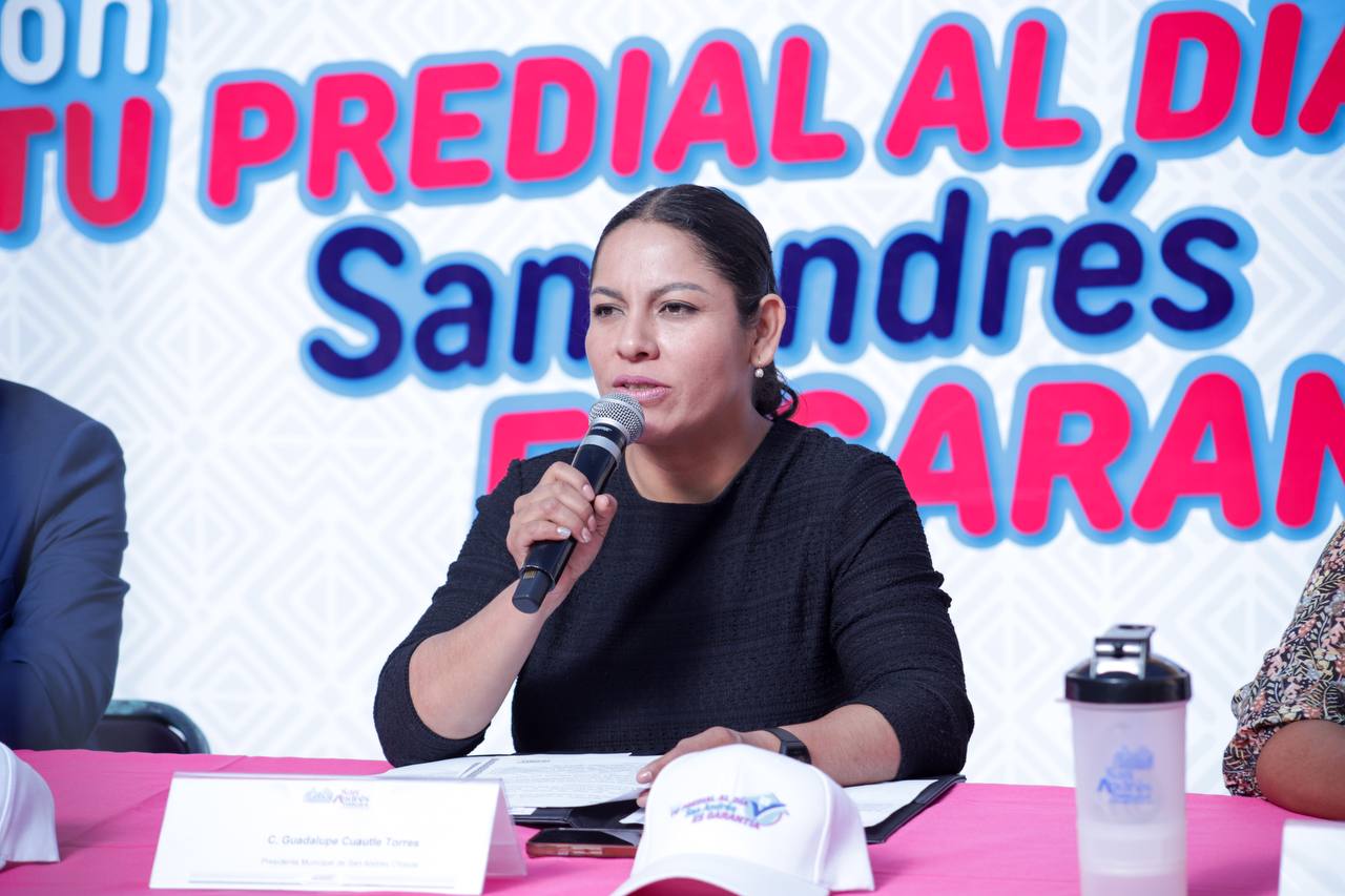 Presenta Cuautle “Con tu Predial al Día, San Andrés es Garantía”