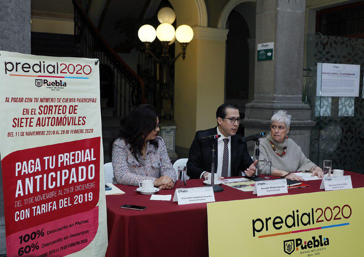 Puebla amplía hasta mayo pago de predial 2020 por COVID-19