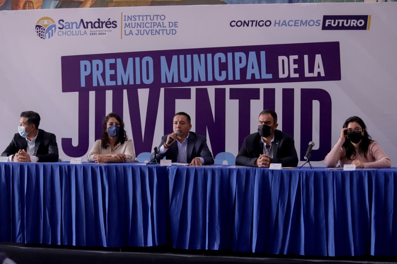 En San Andrés Cholula convocan el Premio Municipal de la Juventud