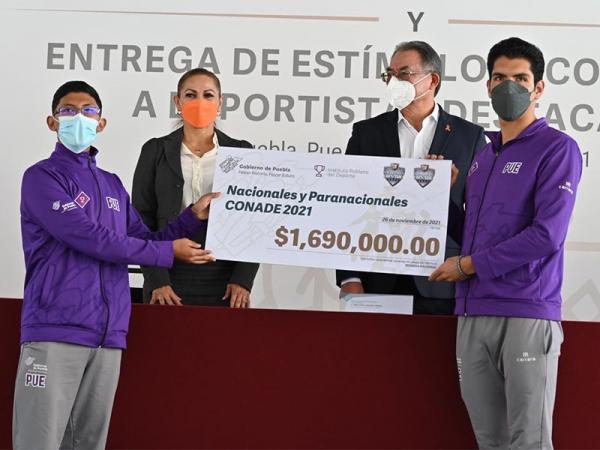 Entrega gobierno de Puebla Premio Estatal del Deporte 2021