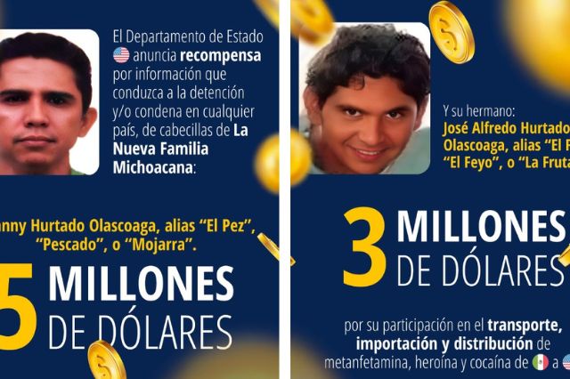 EE.UU. ofrece millonaria recompensa por líderes de La Nueva Familia Michoacana