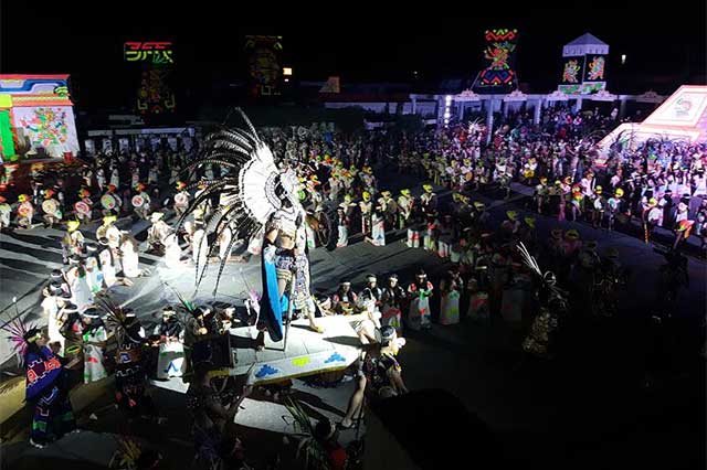 Con cuatro espectaculares presentaciones celebran 50 años de la Danza Tezcatlipoca El Divino