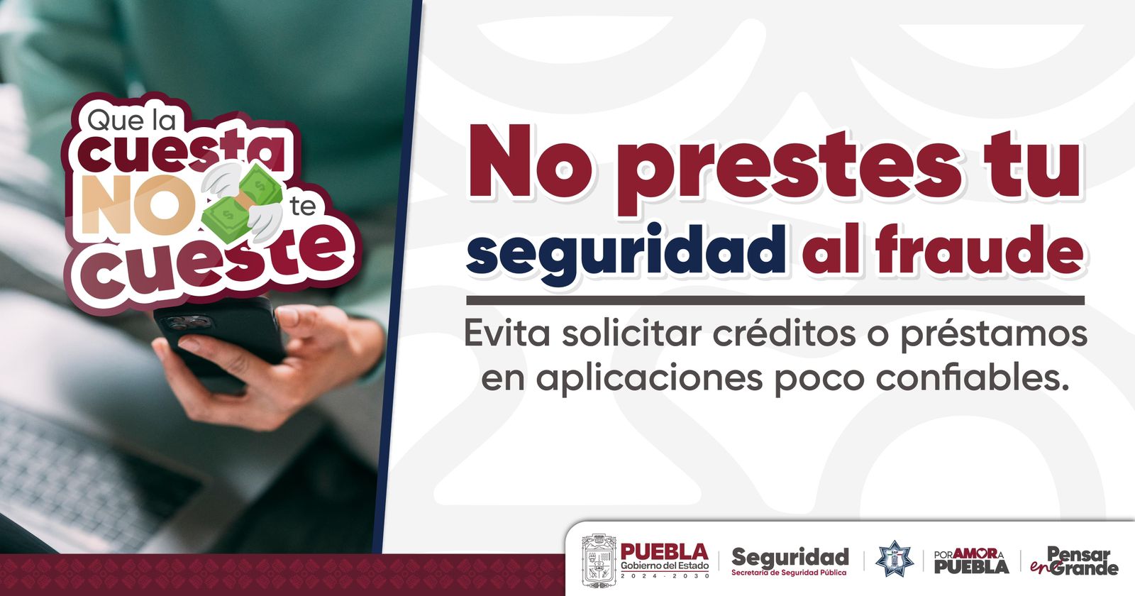 Protégete contra la ciberdelincuencia en APPS de préstamo: SSP