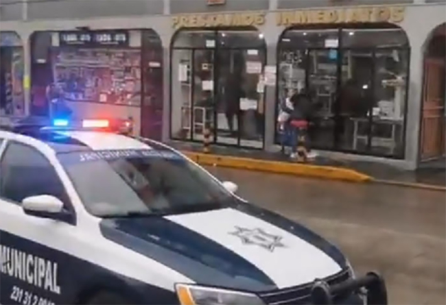 Causa alarma supuesta bomba enviada a casa de empeño en Teziutlán