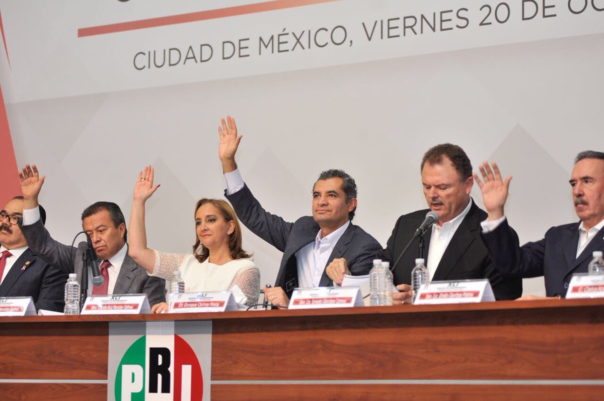 Aprueba PRI elegir candidato presidencial en convención