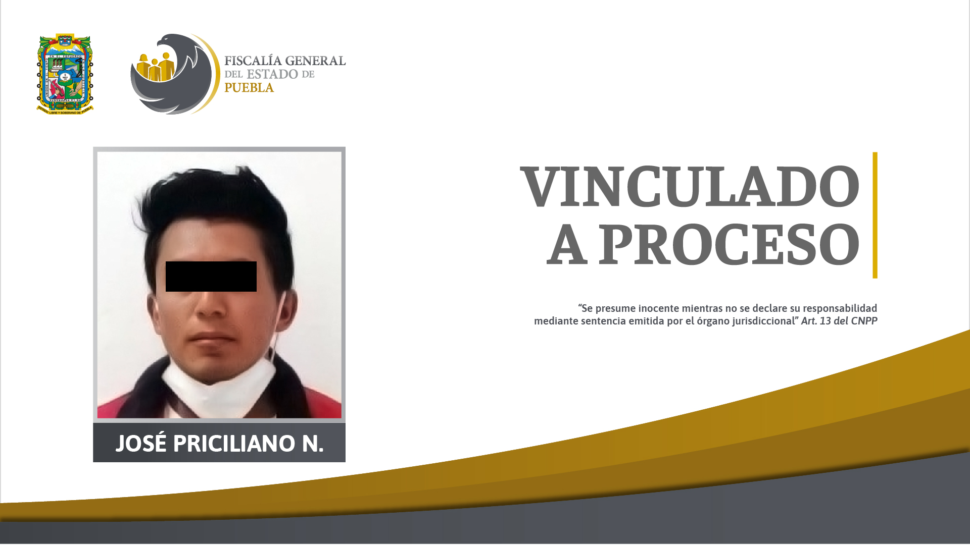 Por violar a su hija de 11 años en Puebla vinculan a proceso a Priciliano