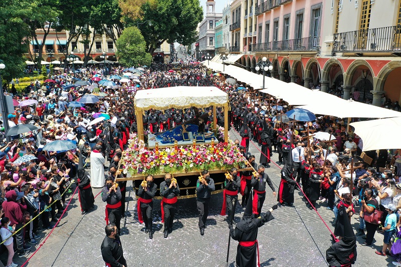 Así será el recorrido de la Procesión de Viernes Santo en Puebla