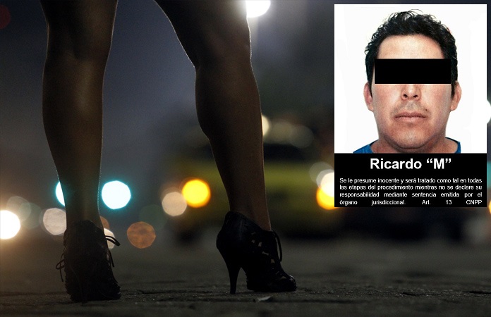 Ricardo prostituyó a su pareja en Puebla y Nueva York, pero ella escapó