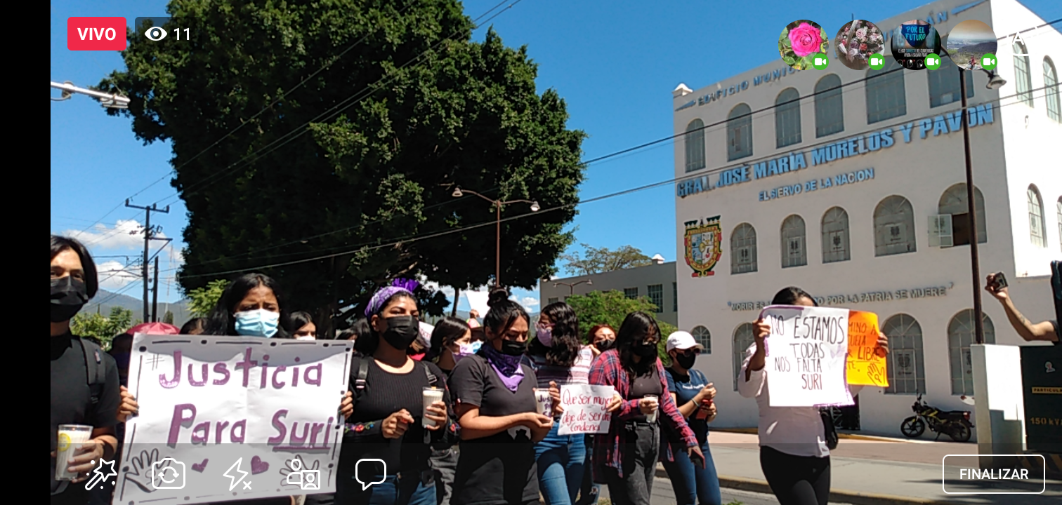 Protestan ante el homicidio de Suri en Tehuacán