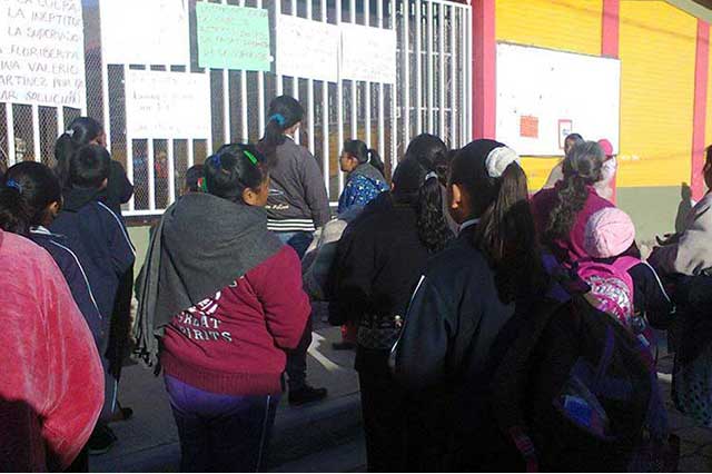 Escuela dañada por sismo no ha sido revisada por Protección Civil en Chietla
