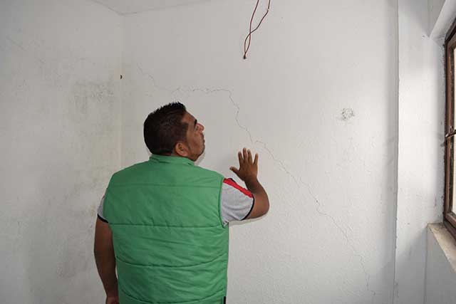 Protección Civil revisa daños en escuelas de Zacapoaxtla