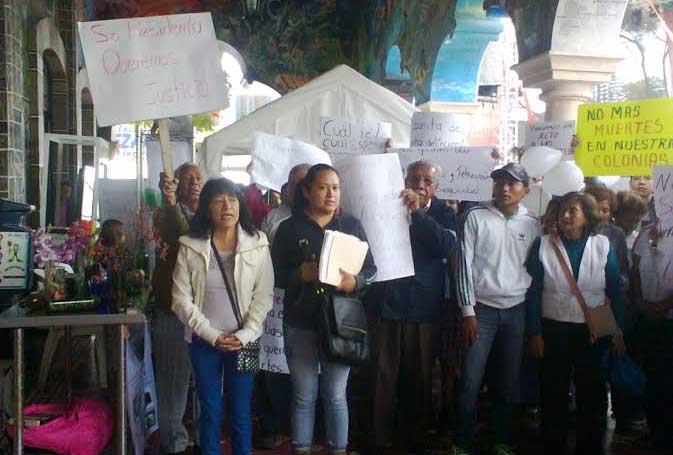 Protestan por inseguridad habitantes de Tehuacán