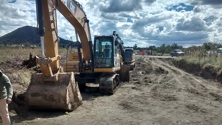 Suspenden obras del gasoducto Morelos en Calpan