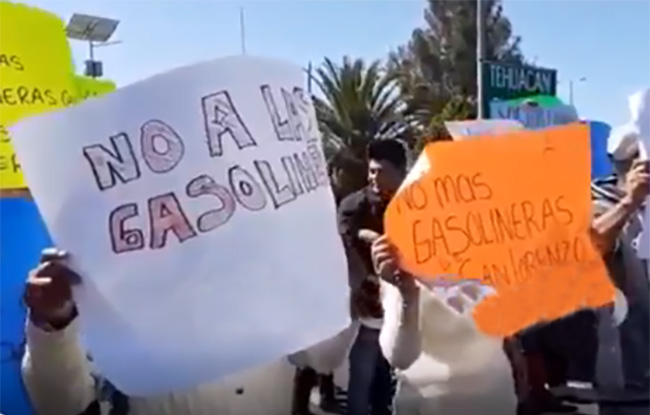 Pobladores de Teotipilco reiteran negativa para instalación de gasolineras