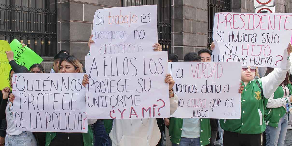 Estudiantes de la Universidad Alva Edison exigen destitución de secretaria de Seguridad