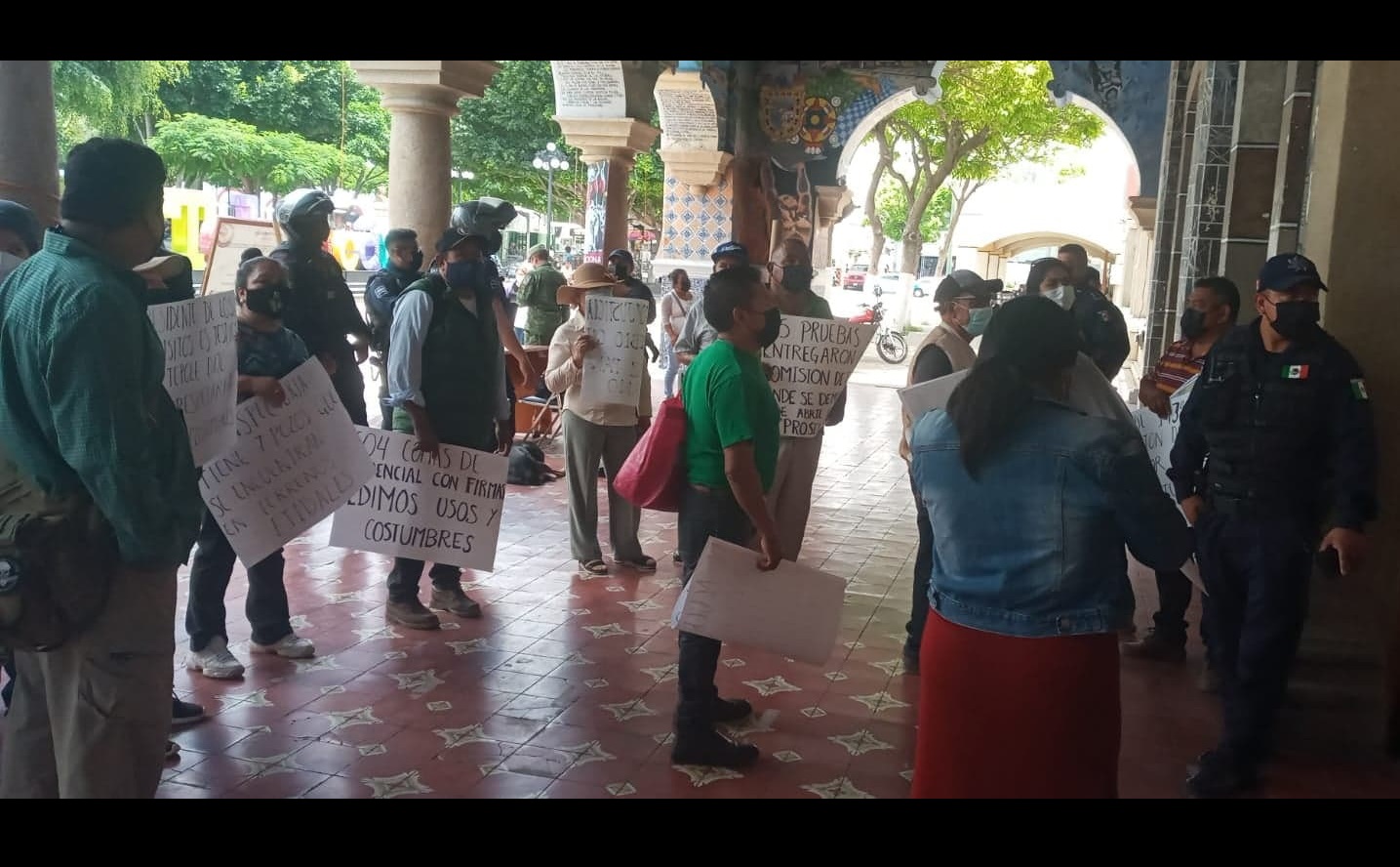 Toman Inspectoría por plebiscitos de San Vicente Ferrer en Tehuacán