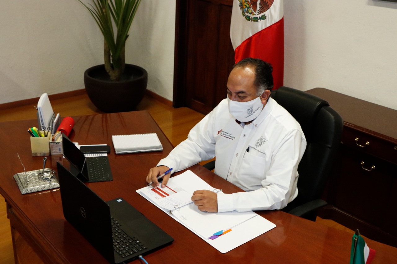 Protocolo de atención frena Covid-19 en internos de Puebla: SEGOB