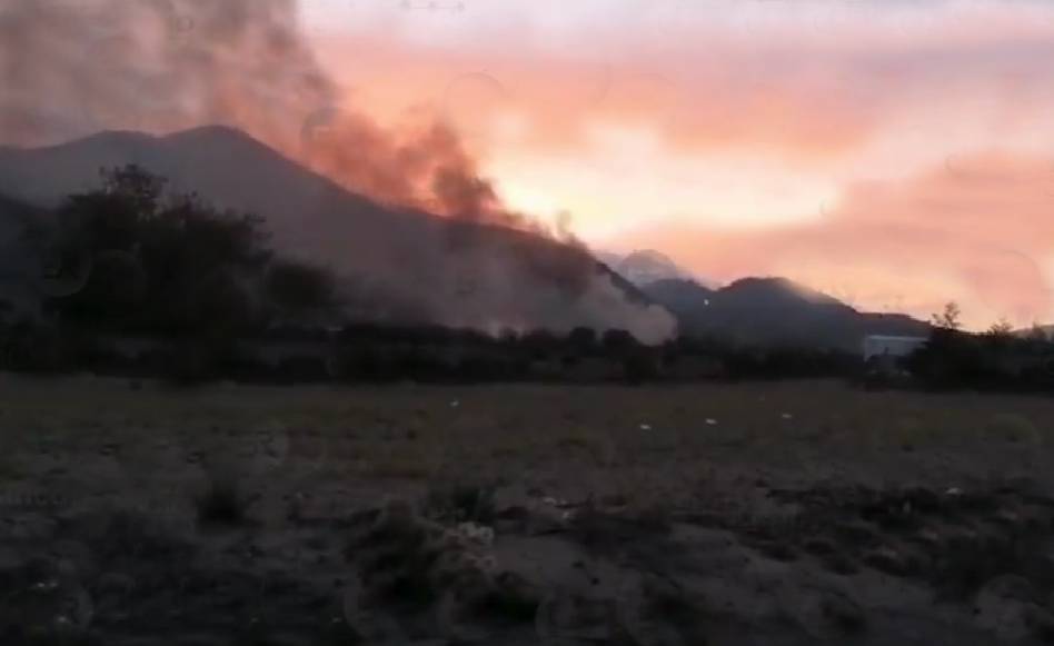 Reportan incendio en relleno sanitario de Guadalupe Victoria
